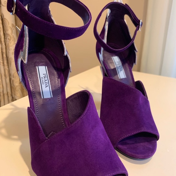 Prada Thunderbolt Ankle Strap Sandals 36 - Picture 9 of 15